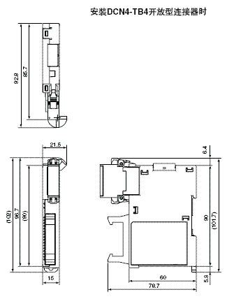 CRT1-VID16ML(-1) / VOD16ML(-1) 外形尺寸 2 CRT1-VID16ML (-1)_Dim