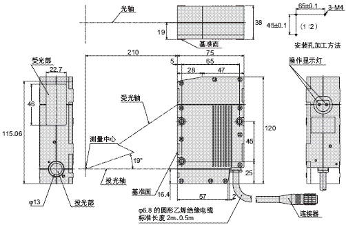 ZG2 外形尺寸 12 ZG2-WDS70_Dim