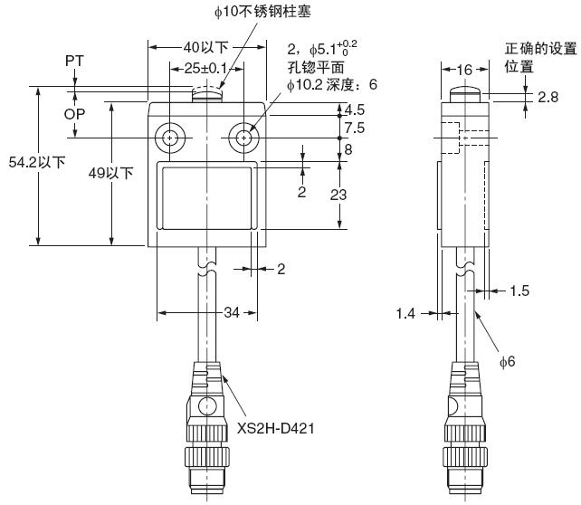 D4C 外形尺寸 35 D4C-□001-□K1EJ□_Dim