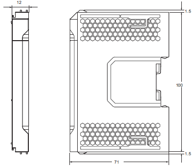 NX-EIC202 外形尺寸 3 