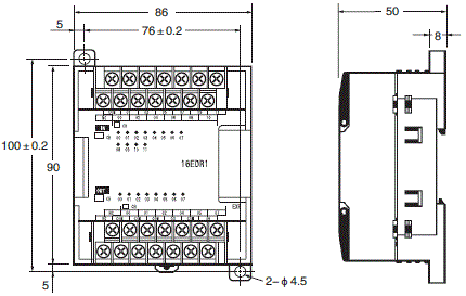 CP1W-TS 外形尺寸 1 