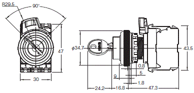 A30NK 外形尺寸 2 