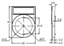 A30NN/A30NL 外形尺寸 44 