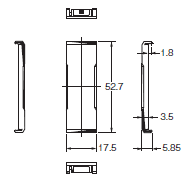 K8DT-PZ 外形尺寸 3 