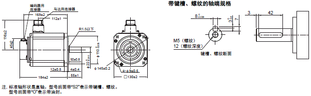 R88M-1□ / R88D-1SN□-ECT 外形尺寸 21 