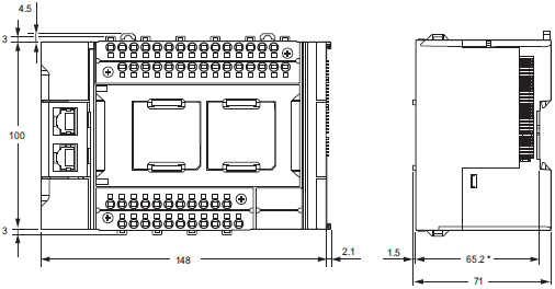 NX1P2 外形尺寸 2 