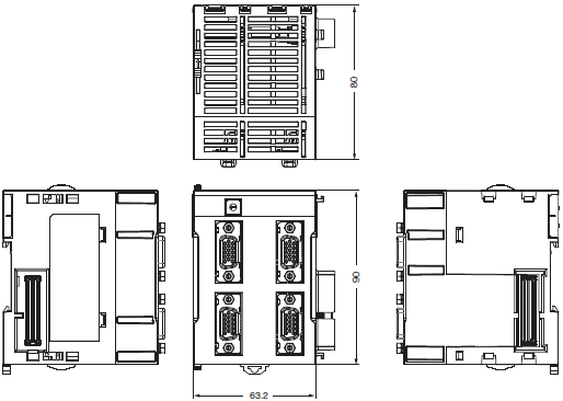 CK3W-ECS300 外形尺寸 1 