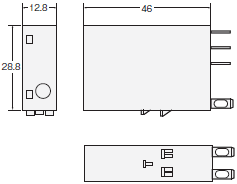 K7L-AT50□ / AT50D□□ 外形尺寸 1 